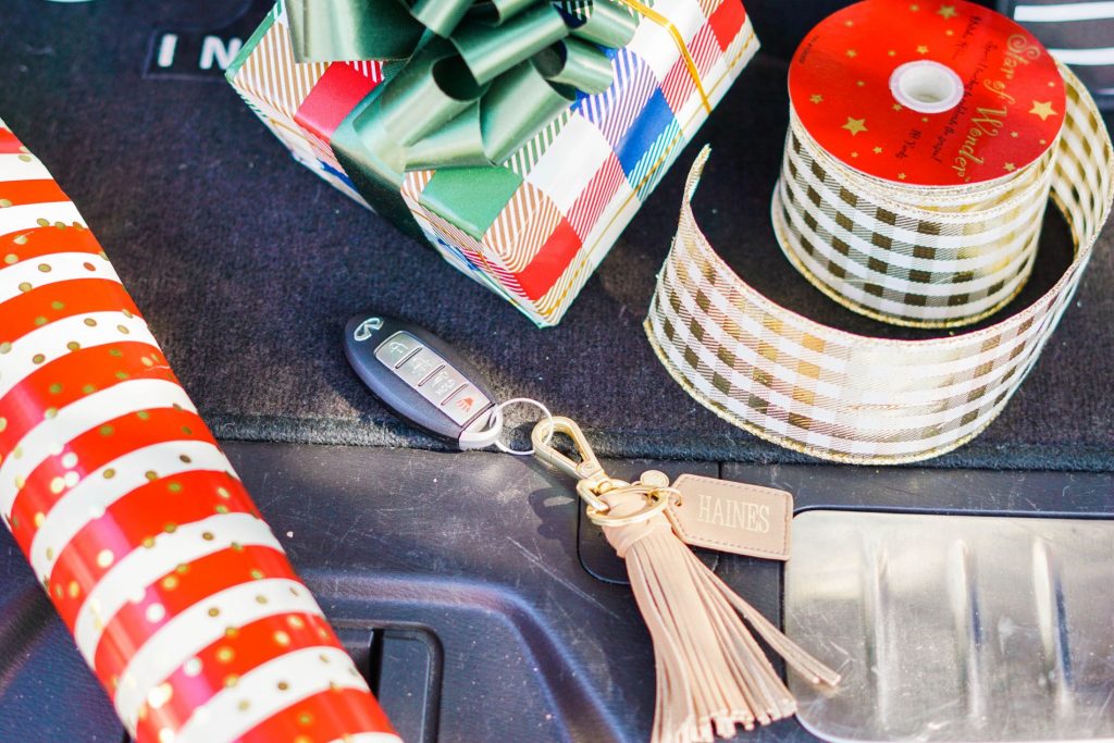 Marley Lilly monogrammed keychain