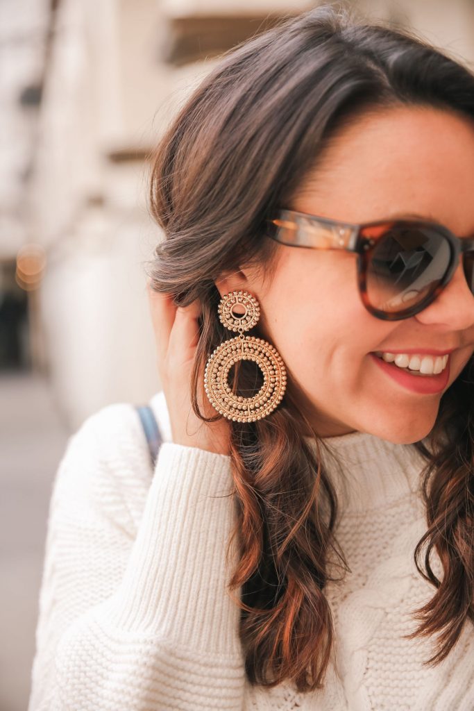 Lisi Lerch gold statement earrings