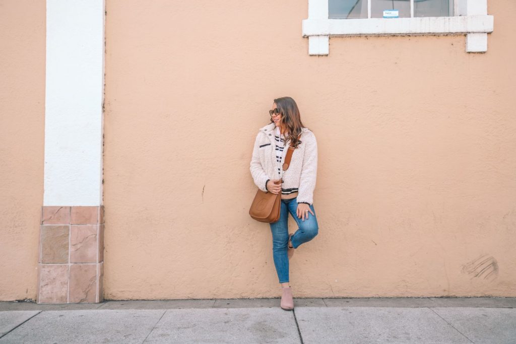 budget-friendly shearling jacket for winter