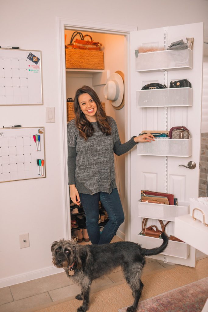 home office closet organization before and after | Girl Wonder Life