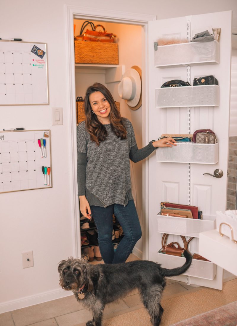 Organizing A Small Office Closet, Before and After