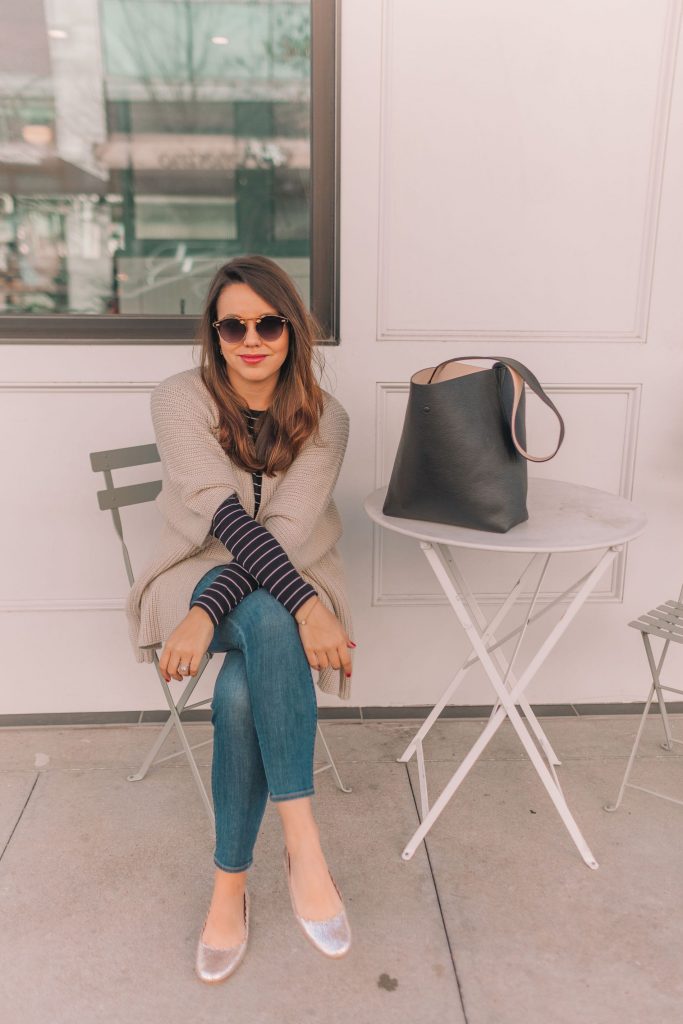 How to wear stripes in the winter, budget-friendly outfit ideas