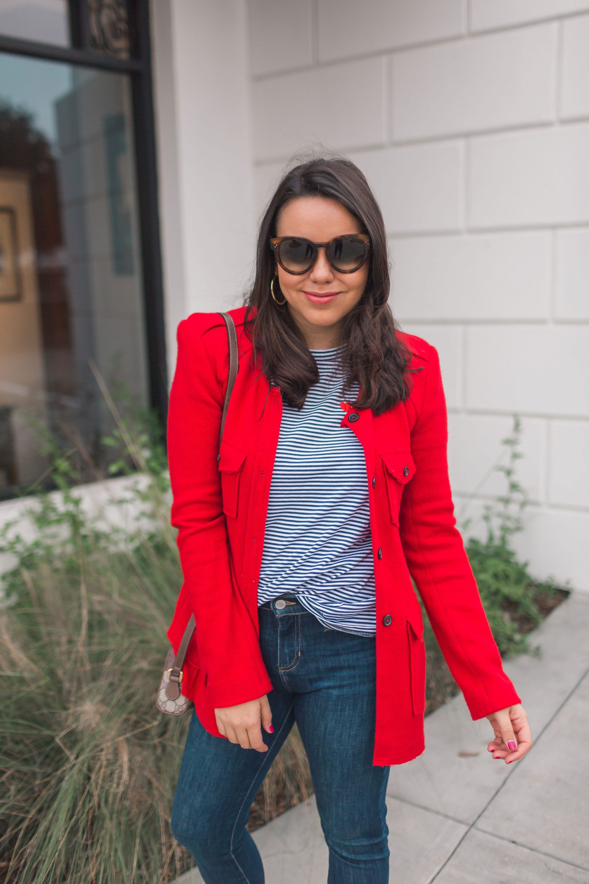 Isabel Marant Etoile red wool blazer 
