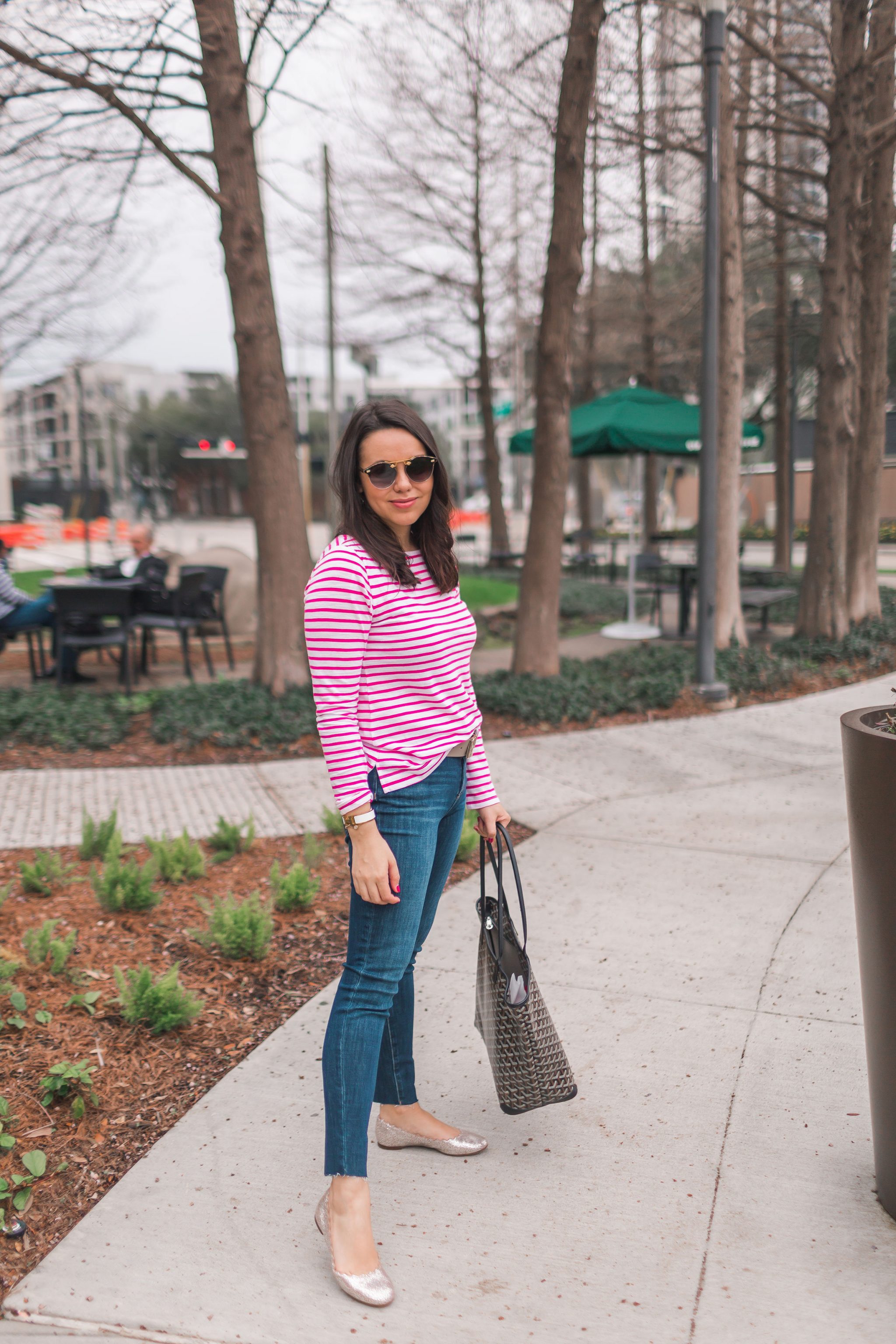 budget-friendly preppy striped t-shirts