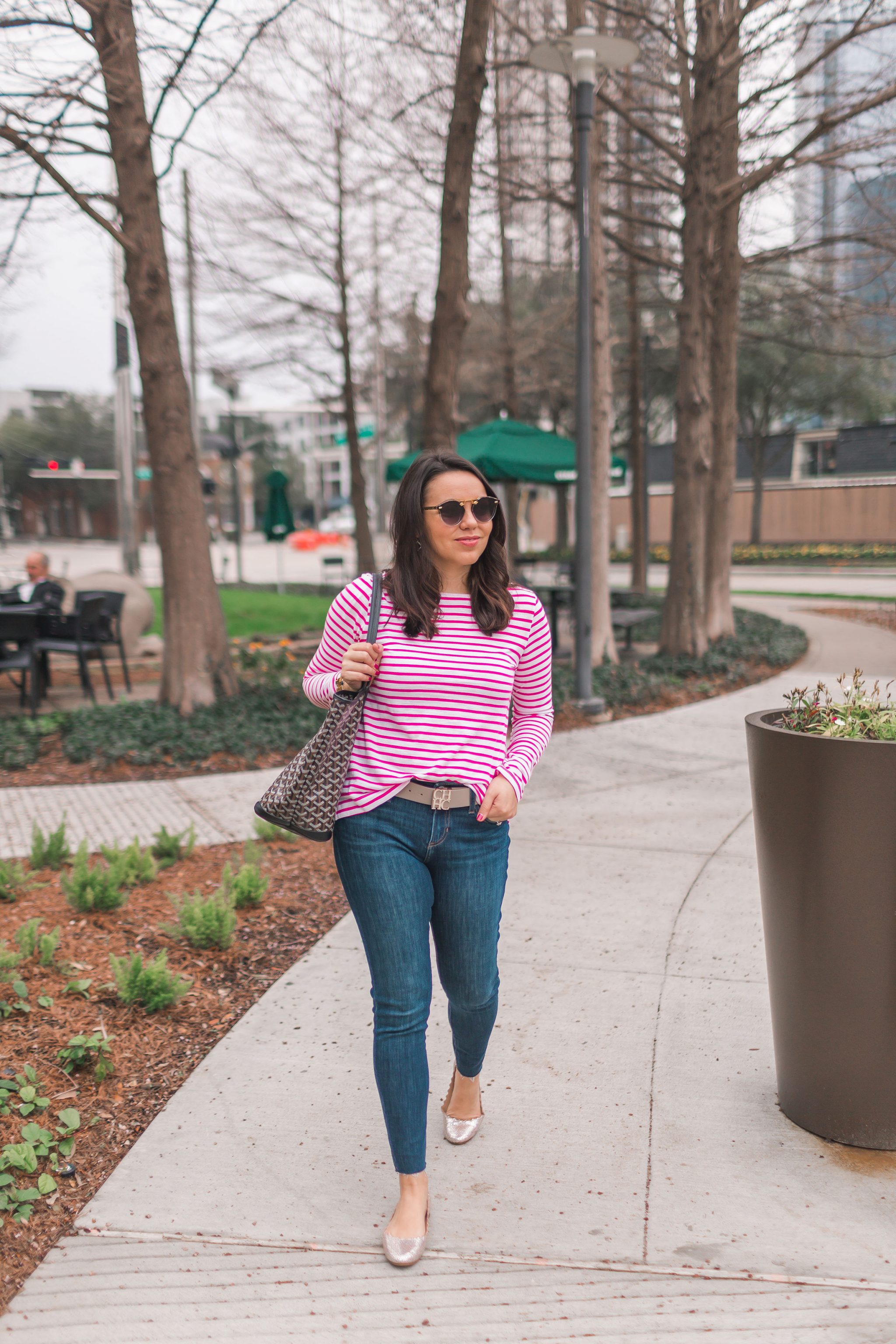spring stripes, easy outfit idea