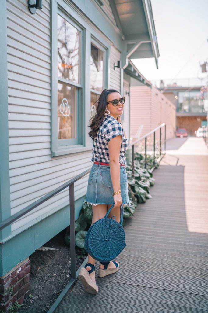 trendy straw handbags, woven circle bag 
