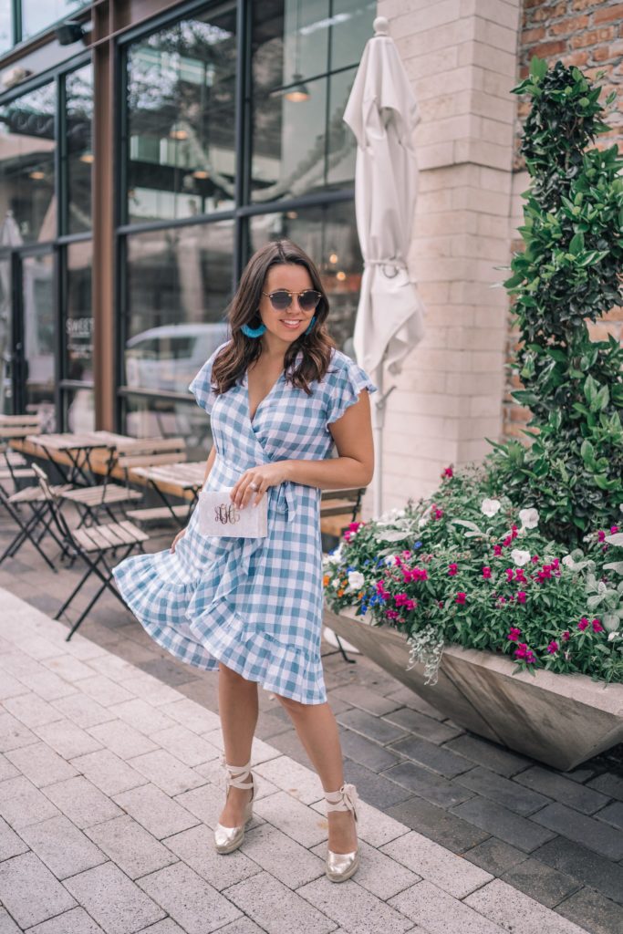 Rails gingham wrap dress for spring and summer | Girl Wonder Life