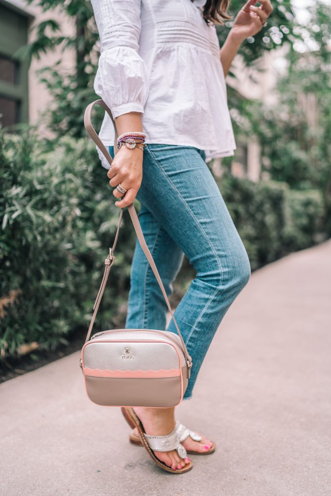 Easy to wear white blouse and denim | Girl Wonder Life