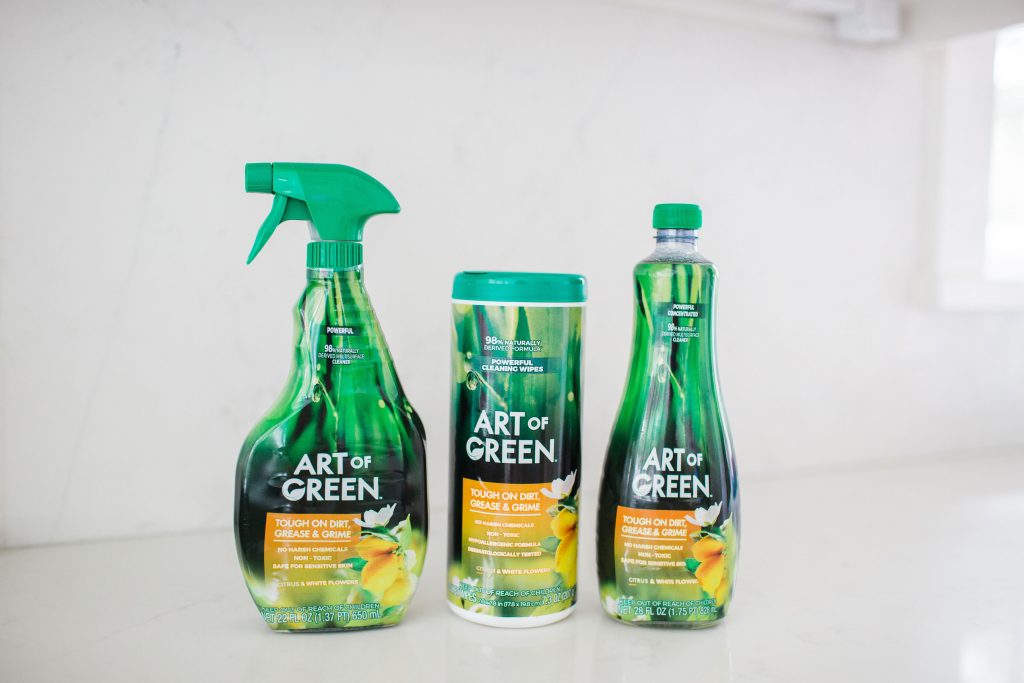 Art of Green clean household cleaning products | Girl Wonder Life