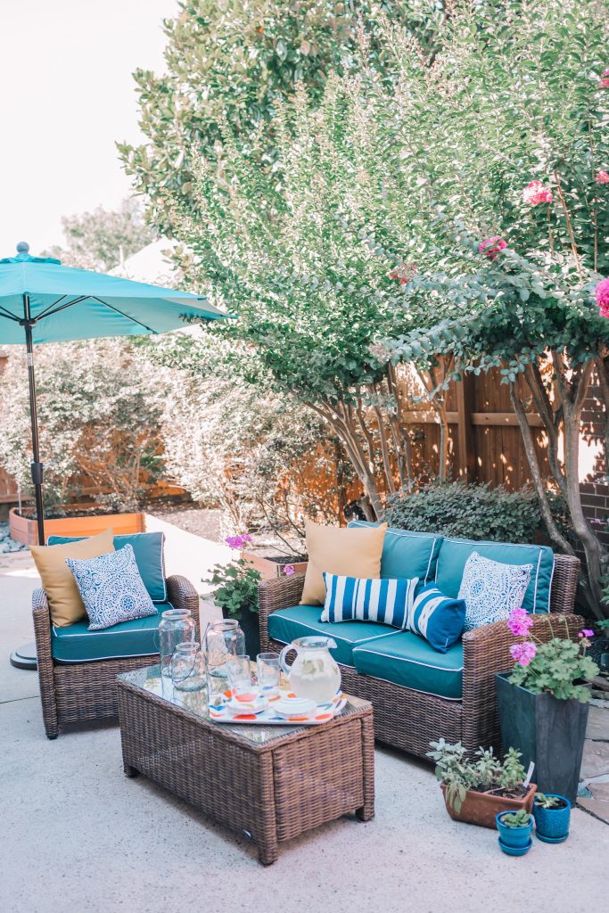 Patio refresh fit for summer entertaining | Girl Wonder Life