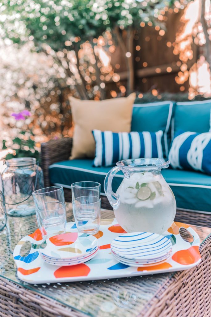 Kate Spade outdoor entertaining set | Girl Wonder Life