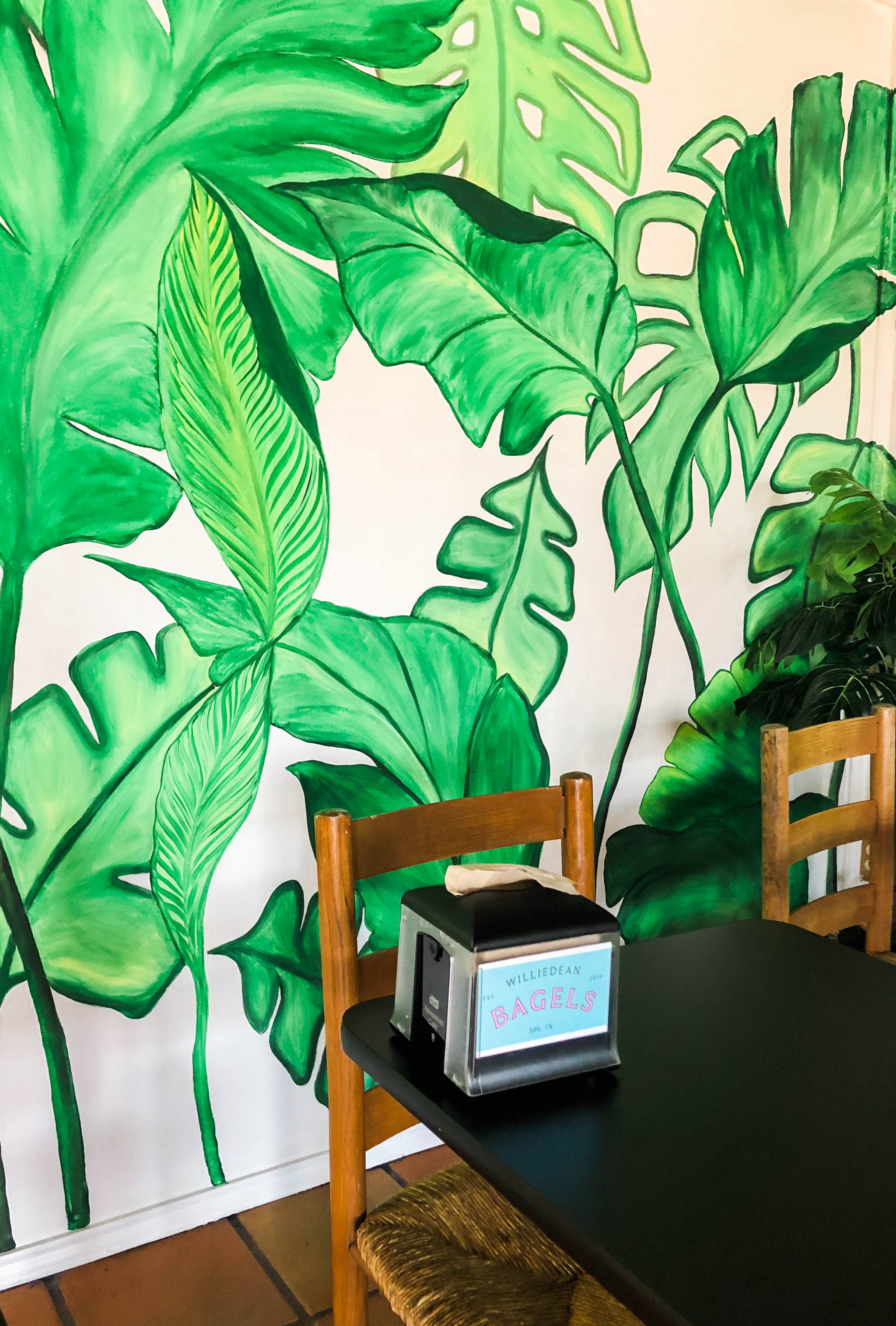 Palm Frond mural ideas