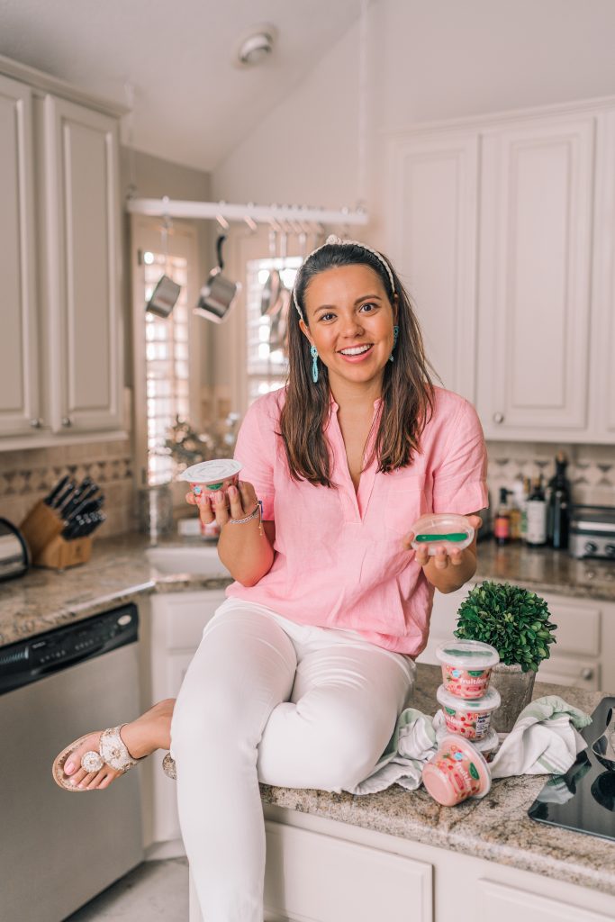 Spoonable smoothie cup snacks for on the go