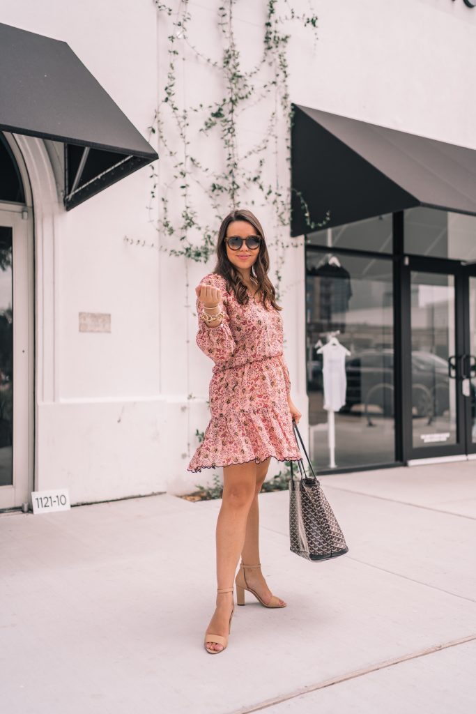 Floral boho dress for fall | Girl Wonder Life