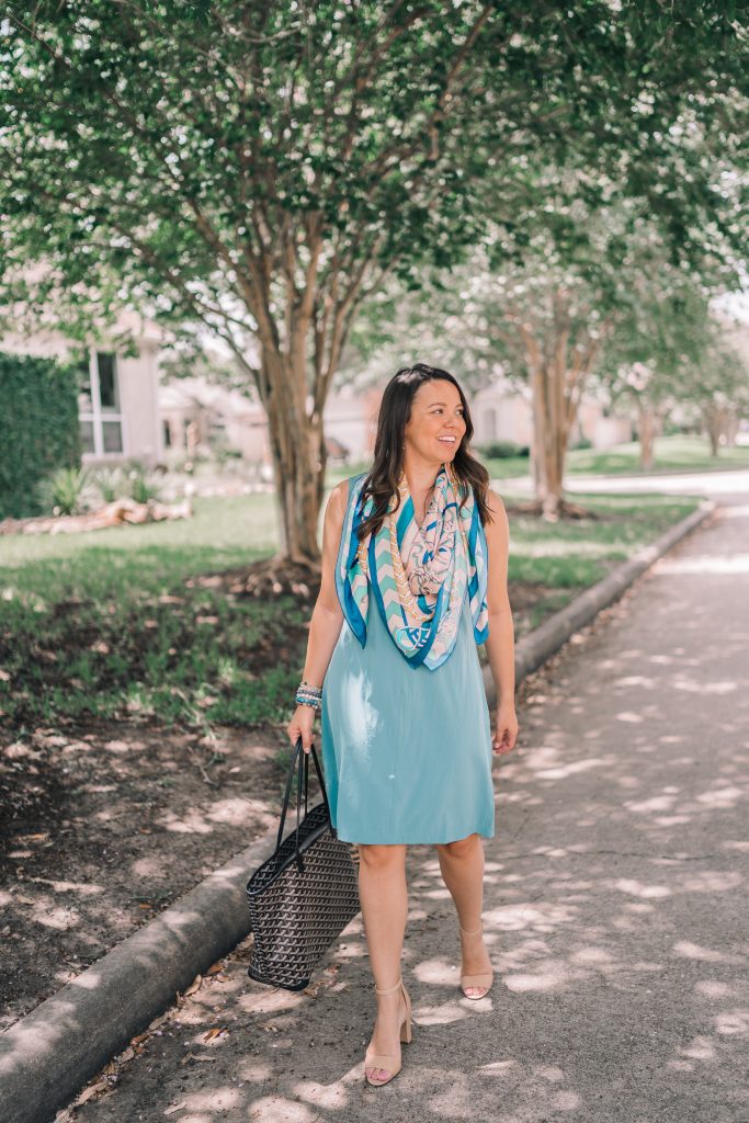 Cotidie performance wear shift dress for work