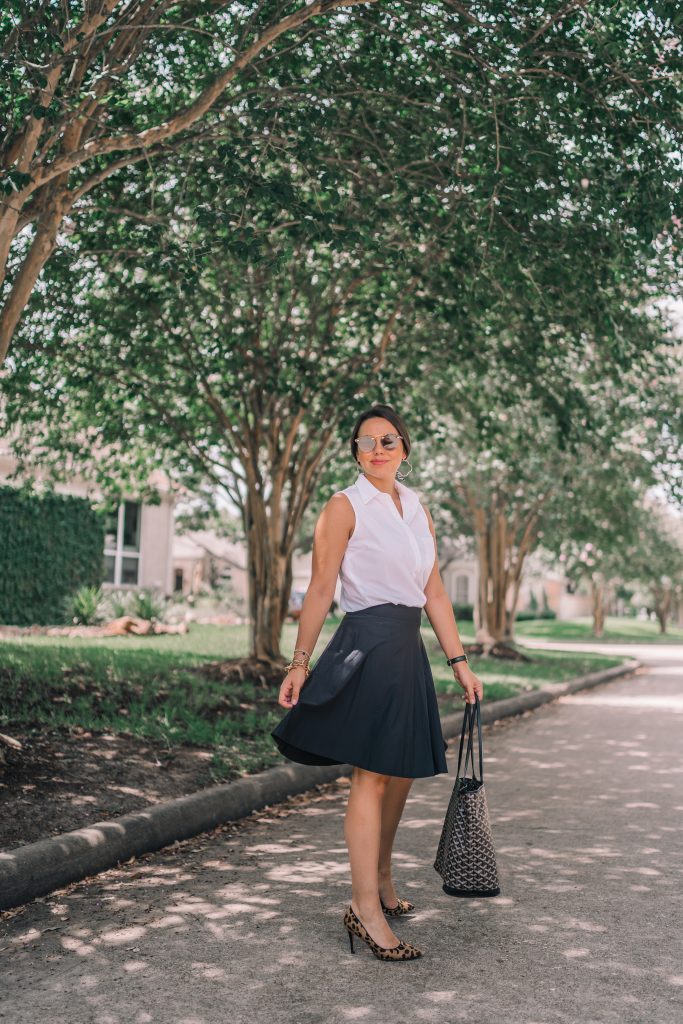 Cotidie circle skirt, classic silhouettes for work