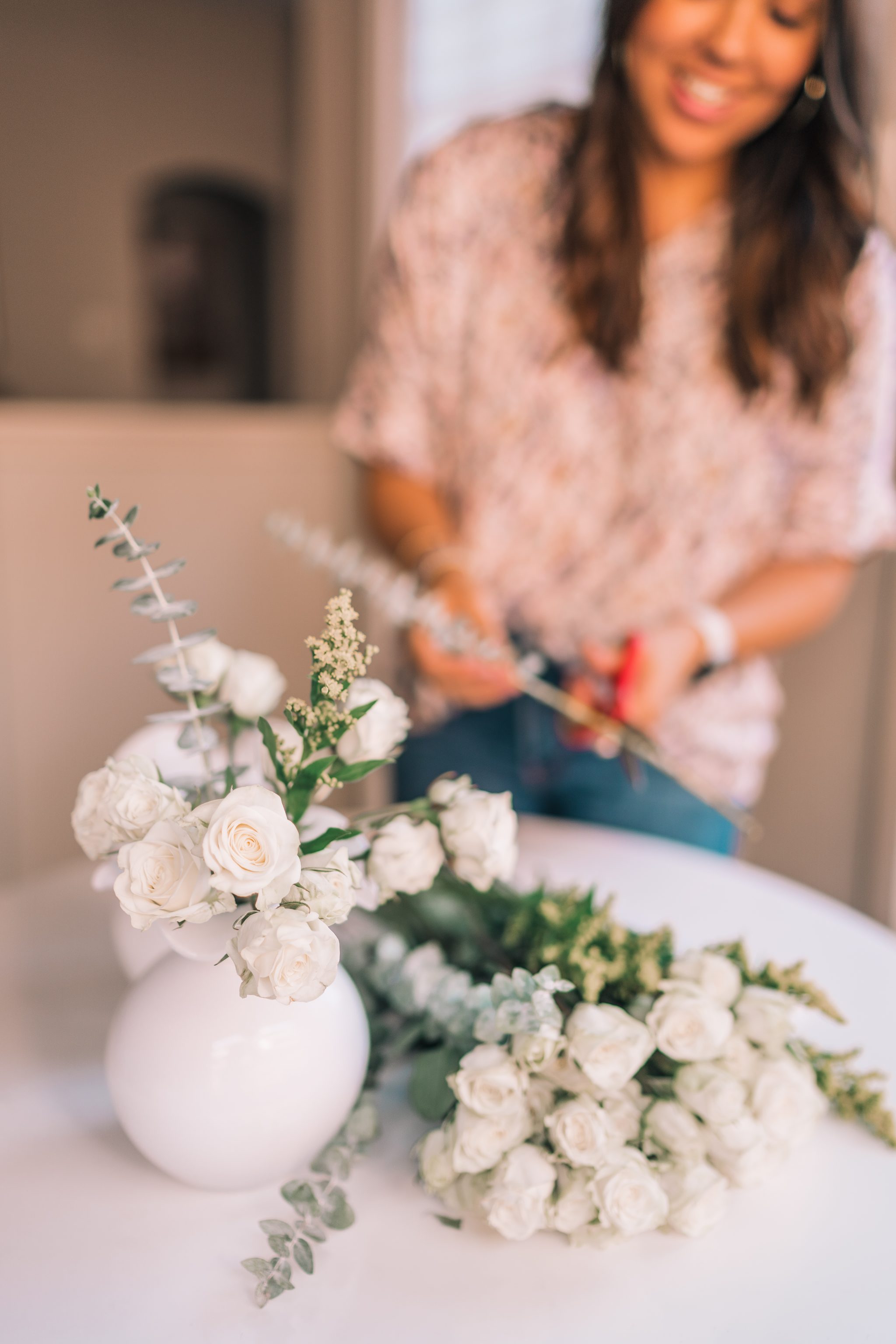 5 minute simple DIY flower arrangements