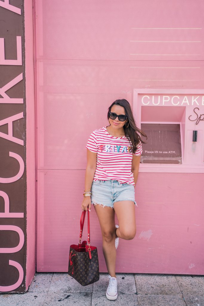 Agolde Parker denim shorts | Girl Wonder Life