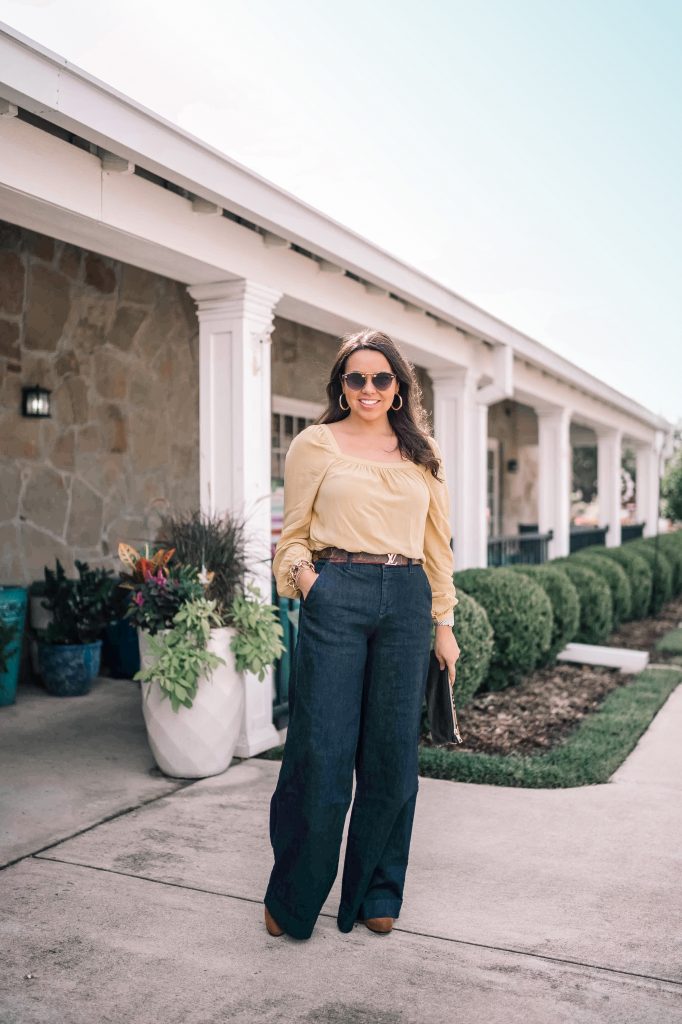 Target wide-leg denim on a budget 