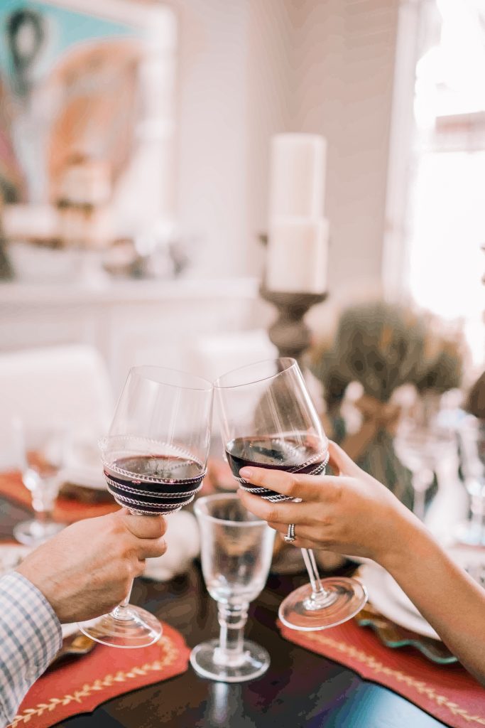 Juliska Berry & Thread wine glasses | Adored by Alex
