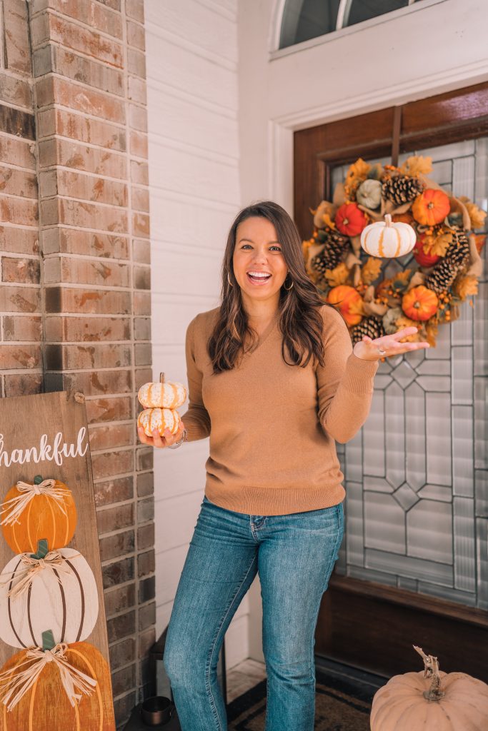 Autumn porch decor inspiration and styling ideas