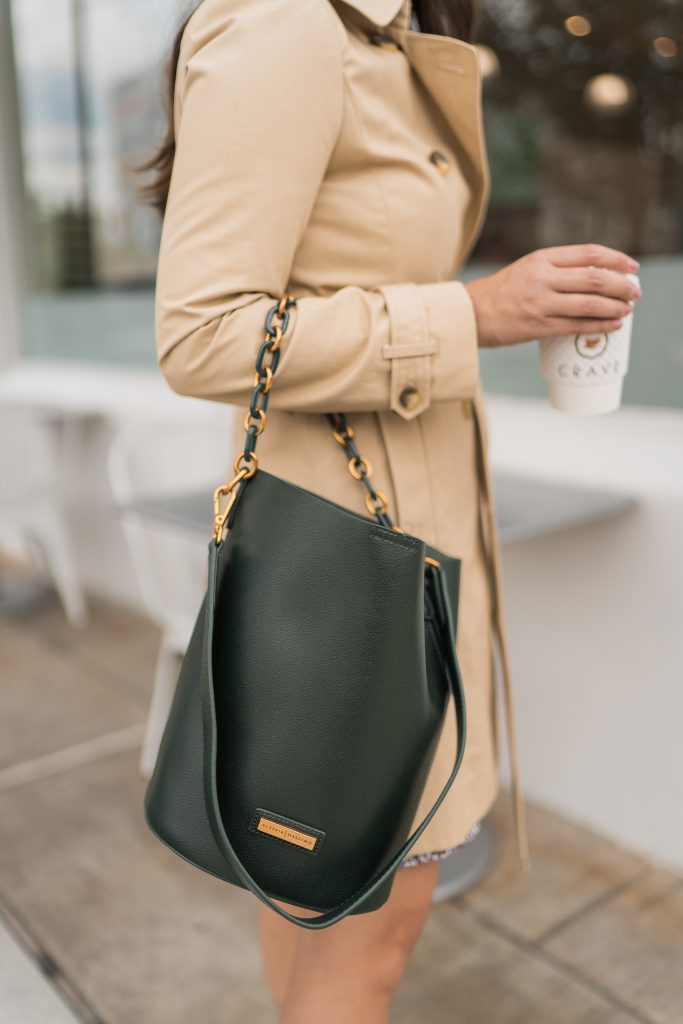 Budget-friendly bucket bag purse, Alessia Massimo 