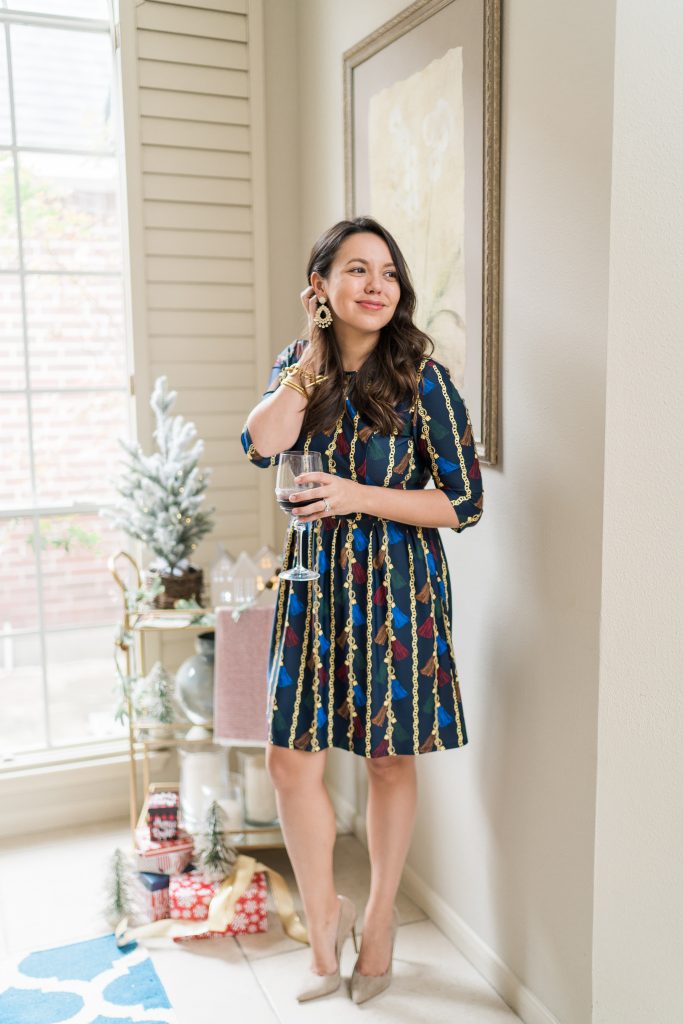 Jude Connally Jude Cloth dress for the holidays