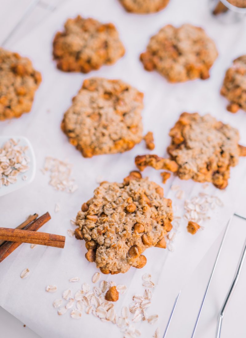 Soft & Chewy Butterscotch and Oatmeal Cookies