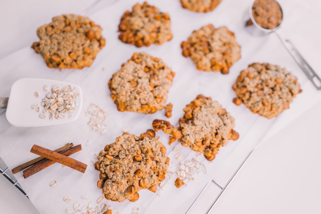 Butterscotch and Oatmeal Scotchies cookies