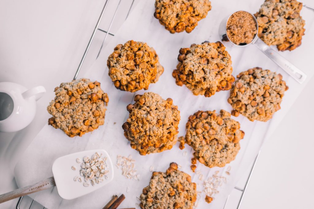 Healthy Butterscotch and Oatmeal cookies | Girl Wonder Life