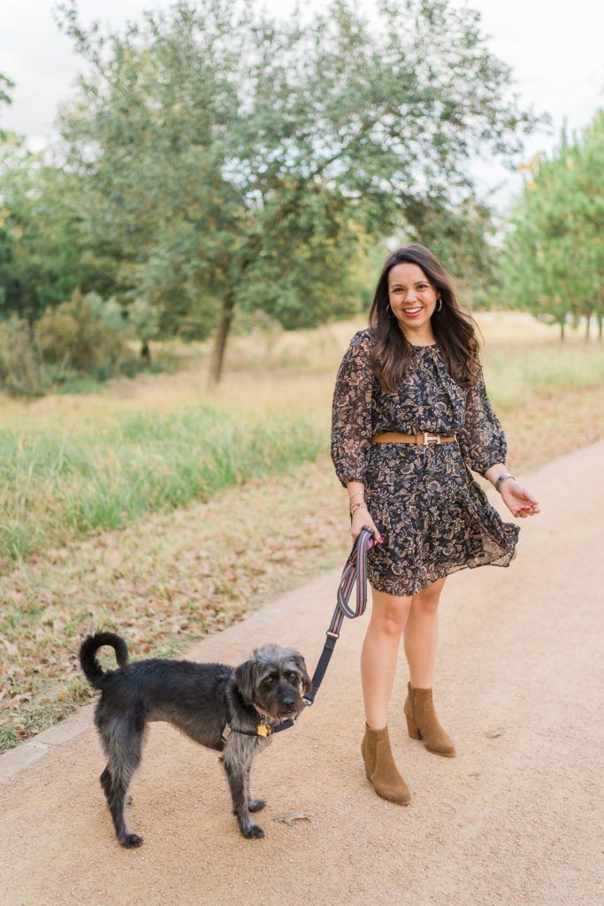 Chiffon printed dress, budget-friendly finds 