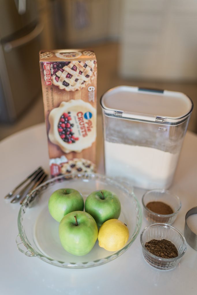 Apple pie with store bought pie crust