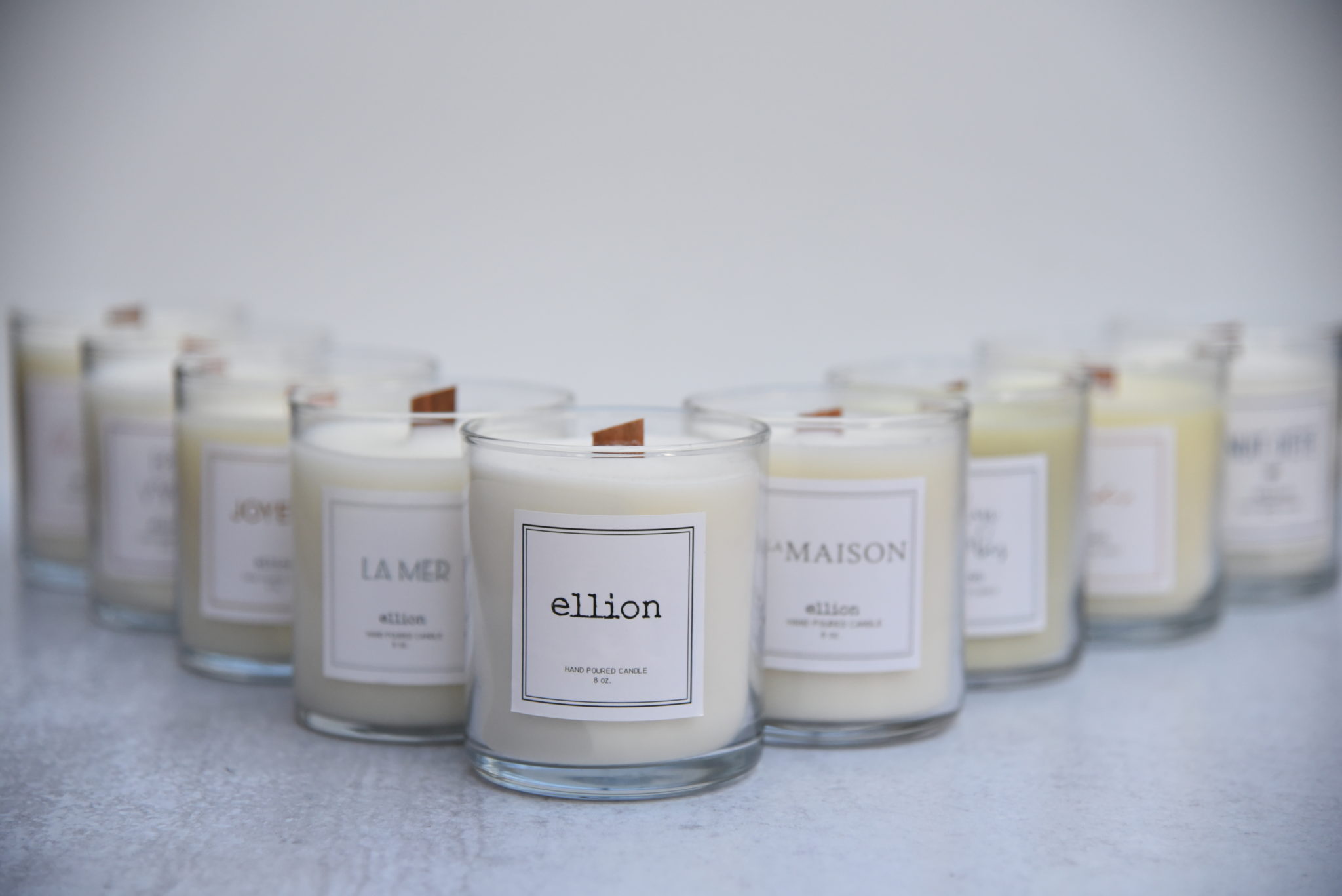 Ellion hand-poured candles