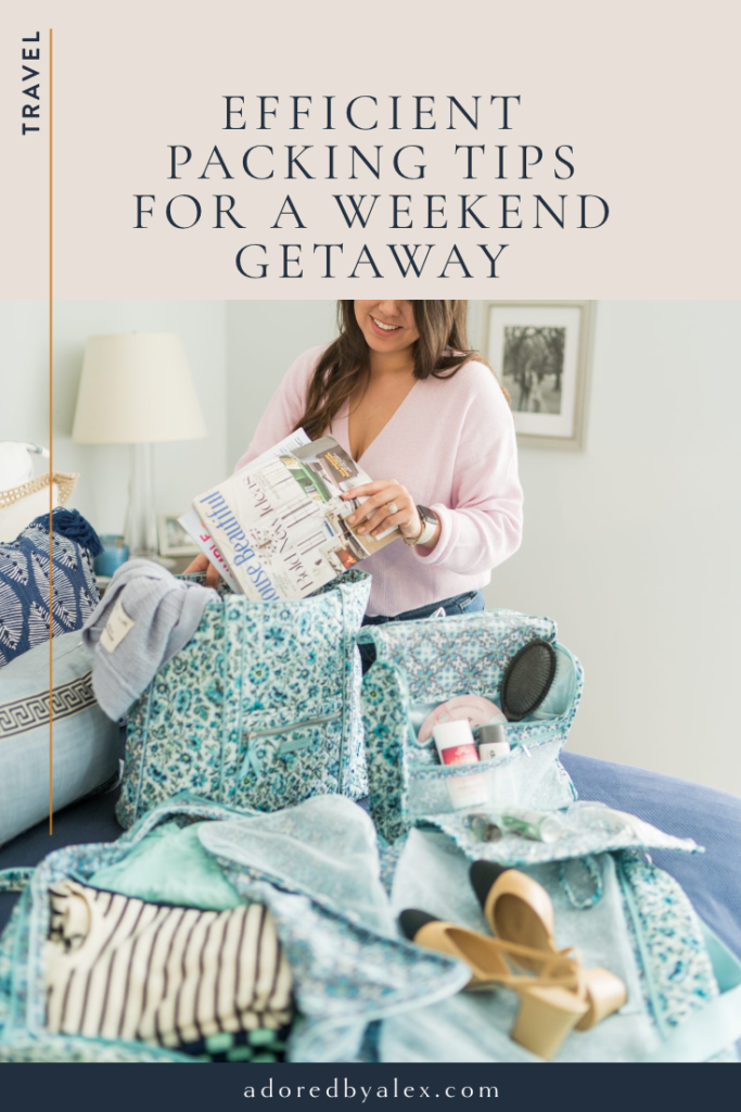 Packing tips for a weekend getaway