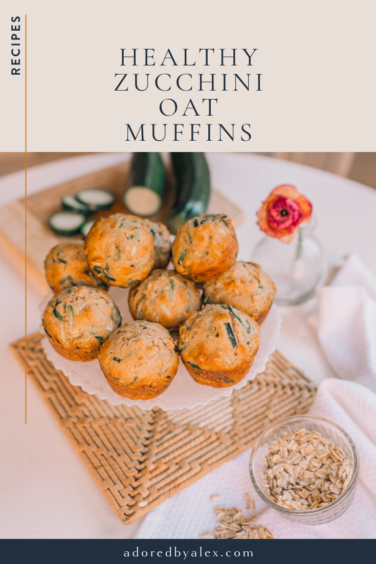 Healthy zucchini muffins recipe 