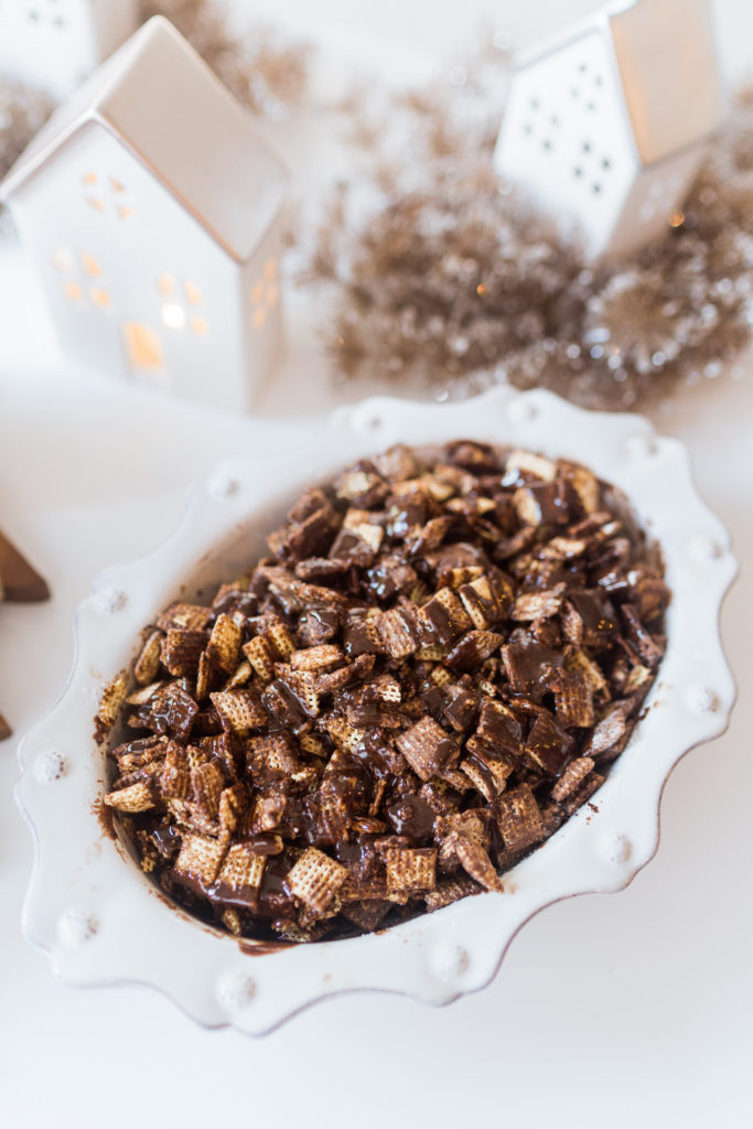 Puppy chow recipe for the holidays