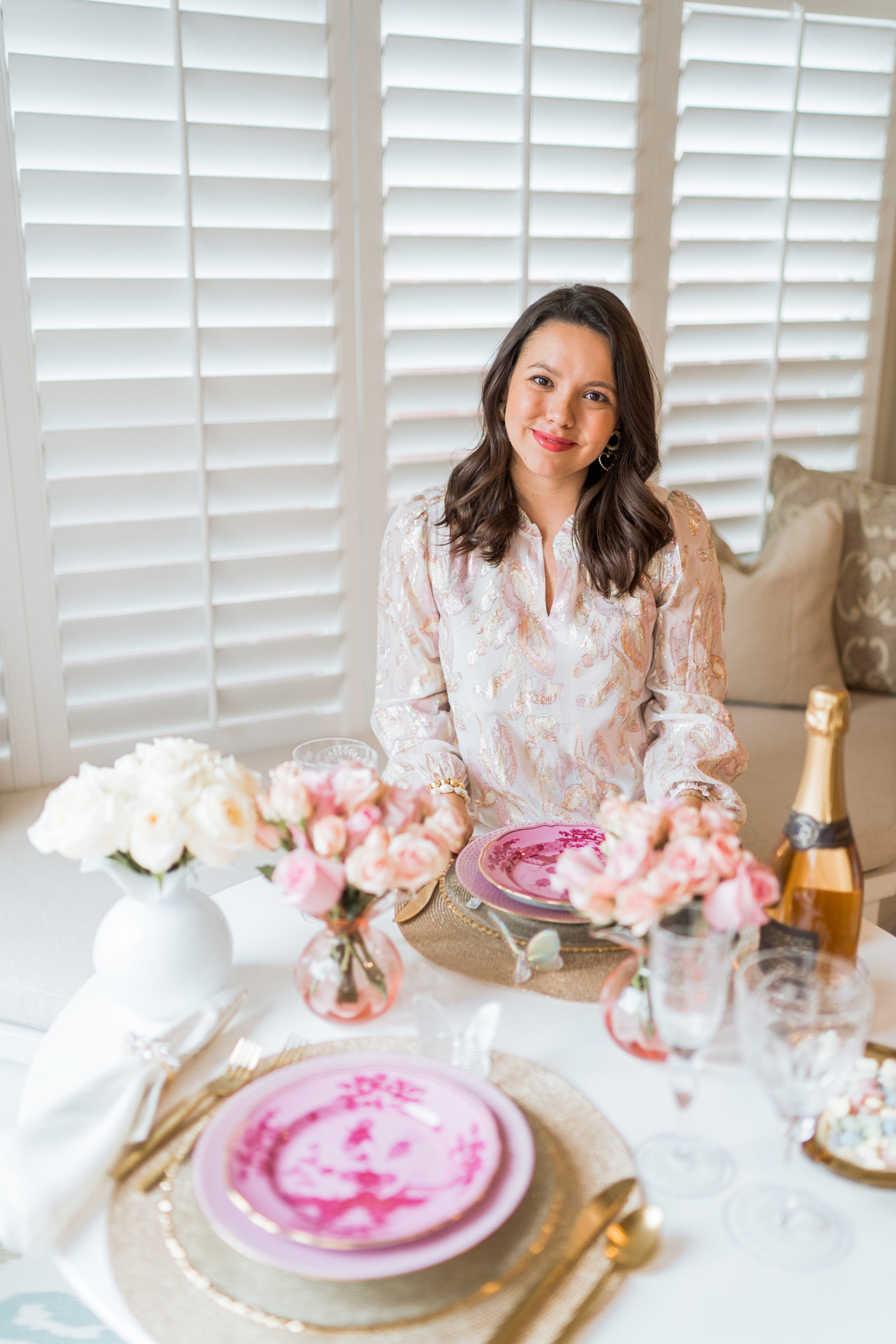 timeless valentine's day tablescape for two
