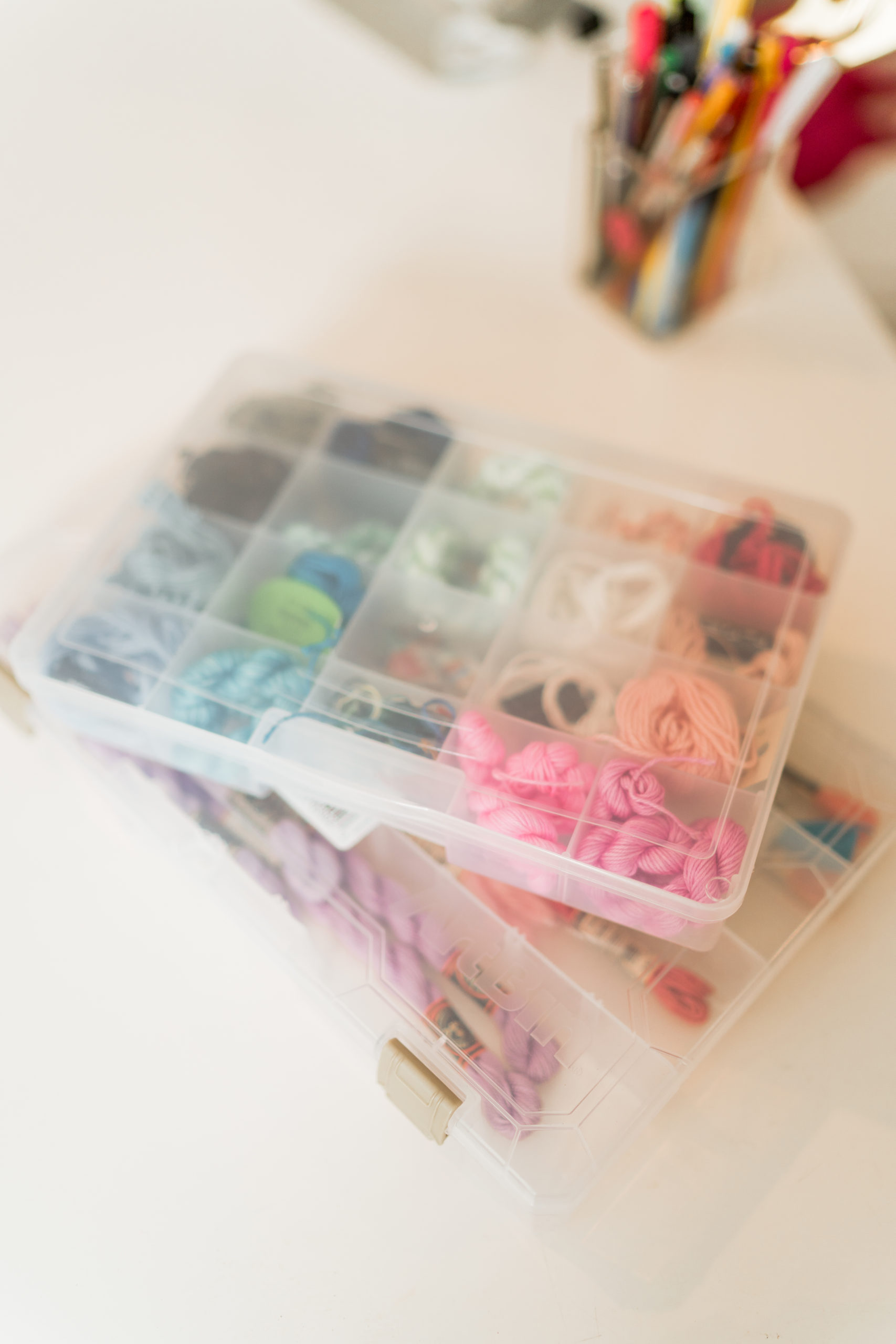 Organizing your needlepoint thread stash