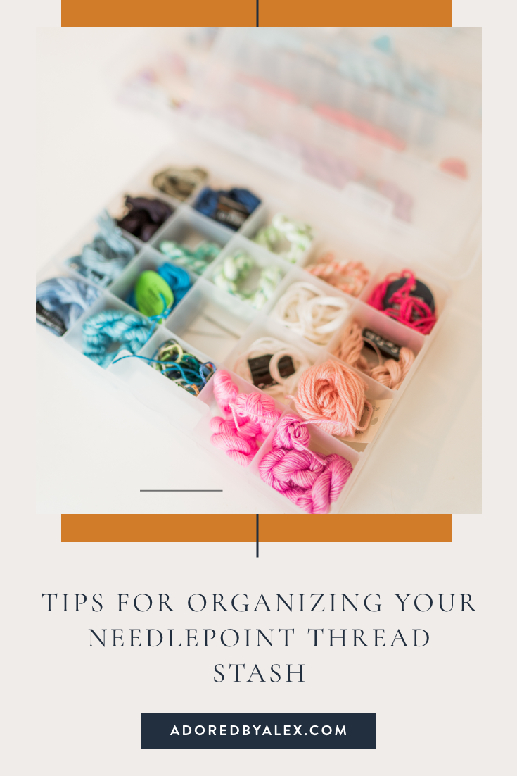 Tips for organizing your needlepoint threads