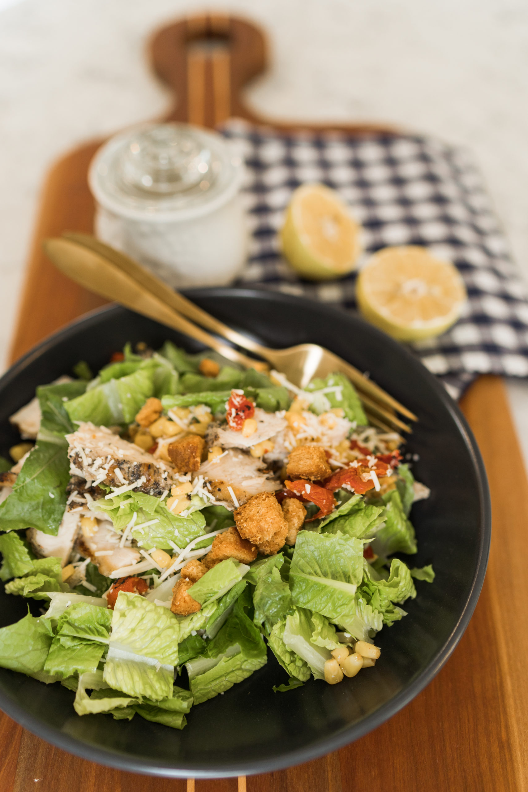 homemade simple caesar salad recipe