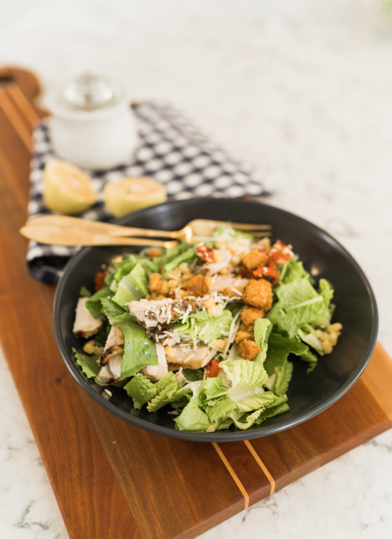 homemade simple Caesar Salad