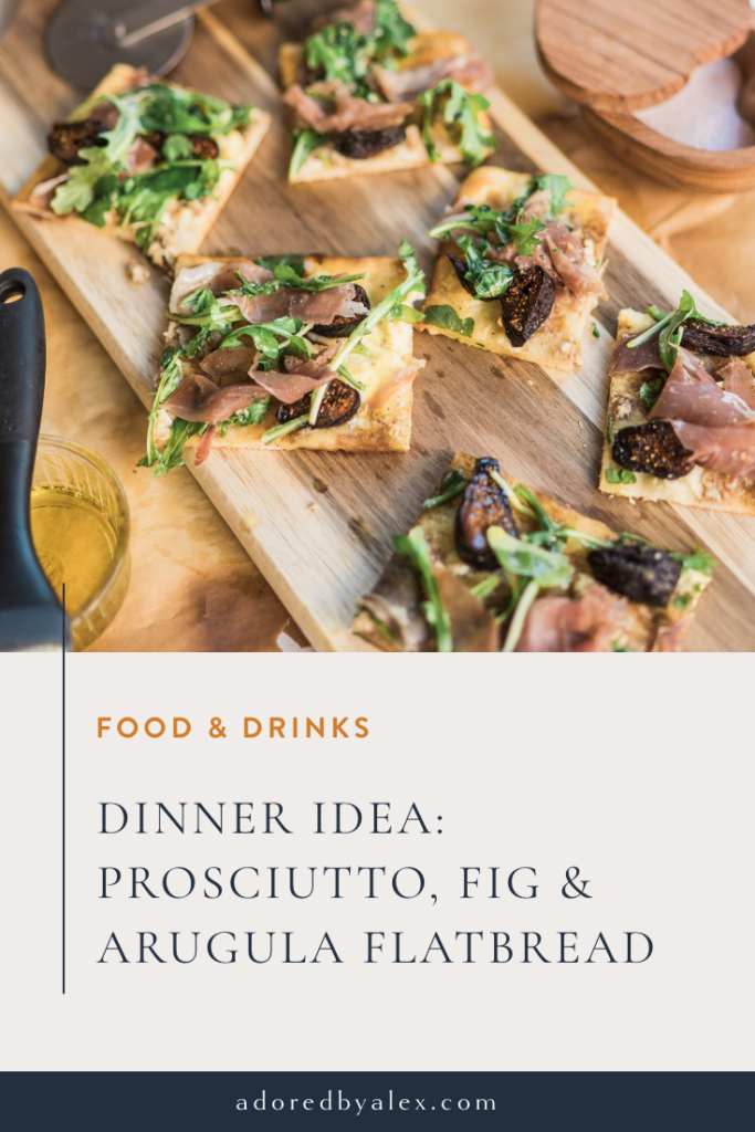 Prosciutto, Fig & Arugula Flatbread