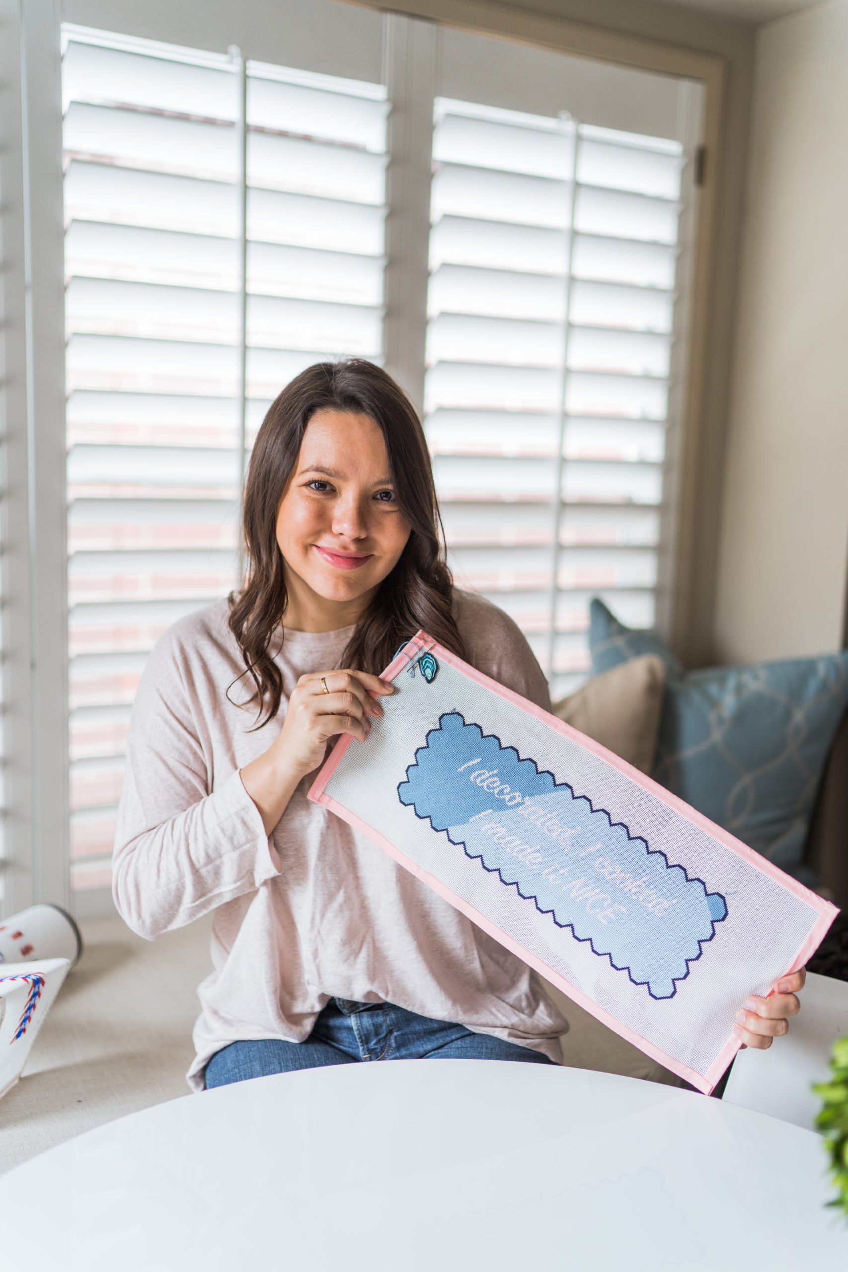 large needlepoint canvases
