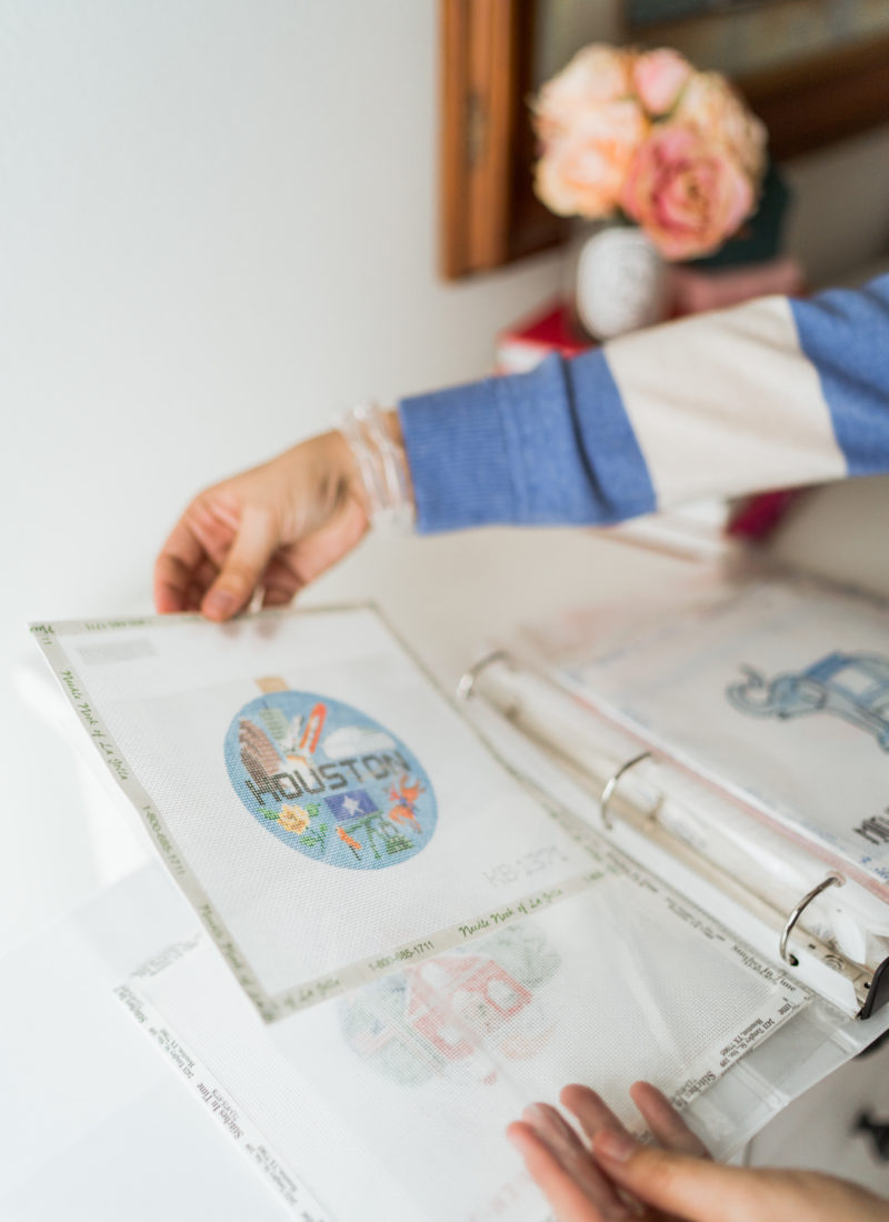 tips for organizing your needlepoint stash