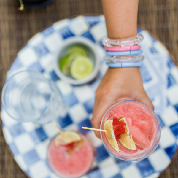 Watermelon Lime Rum slush cocktail | Girl Wonder Life