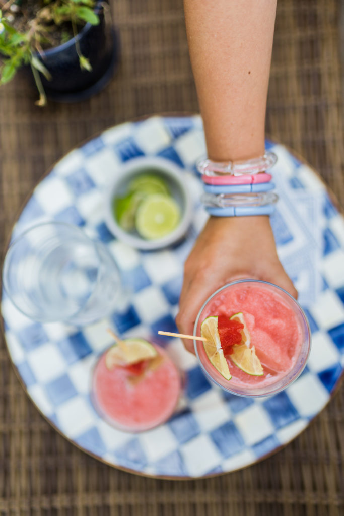 Watermelon Lime slush cocktail for summer | Girl Wonder Life