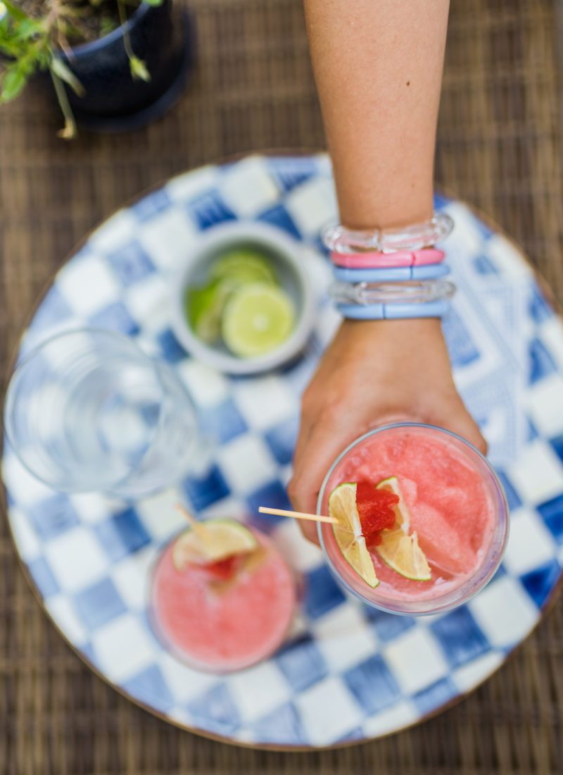 Refreshing Watermelon Lime & Rum Slush