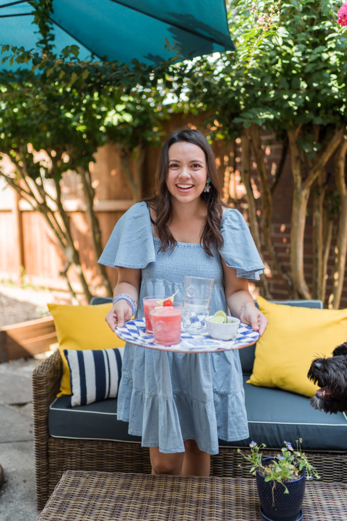 Refreshing summer cocktail watermelon lime slush | Girl Wonder Life
