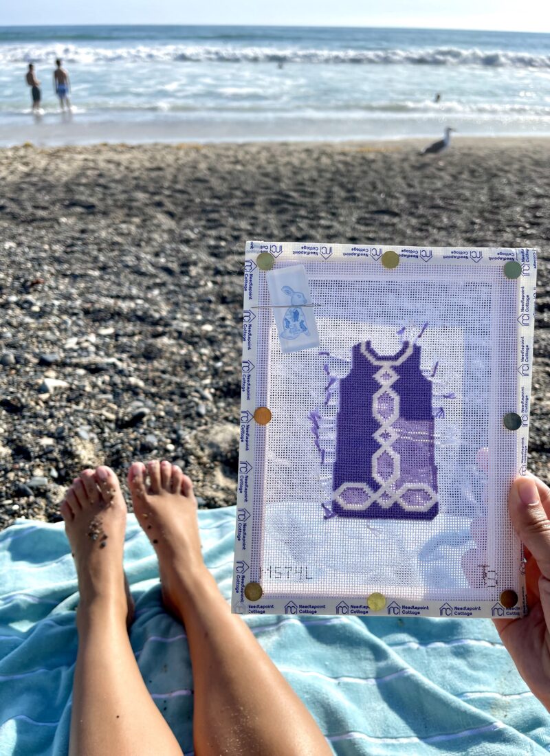 Two Sisters Needlepoint shift canvas