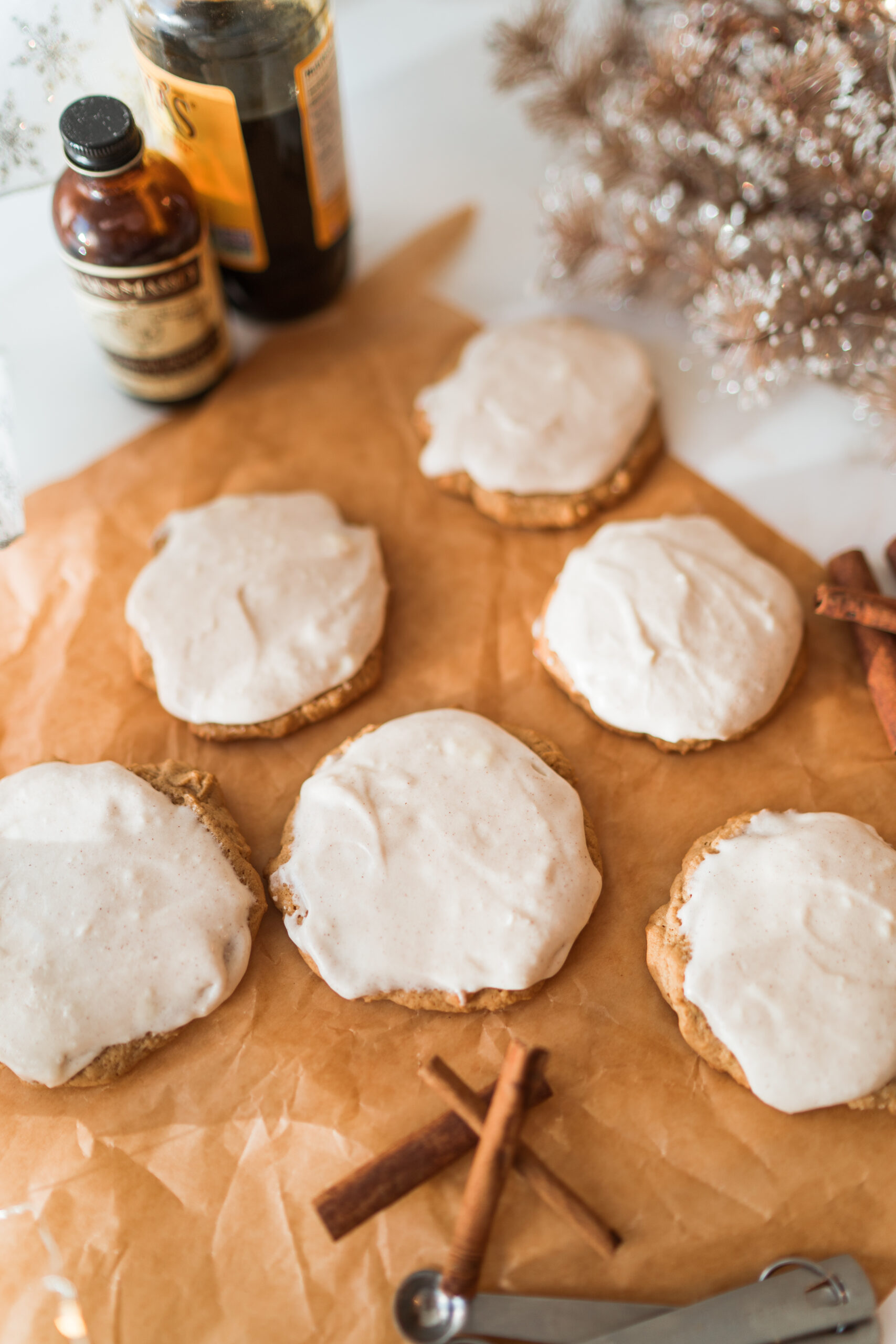 Ginger spiced sugar cookies with frosting | Adored by Alex